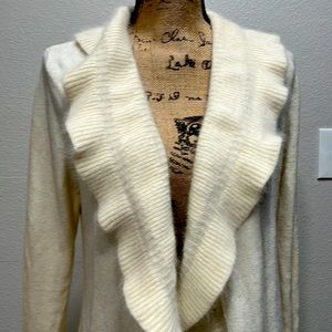 White House, Black market cream cardigan